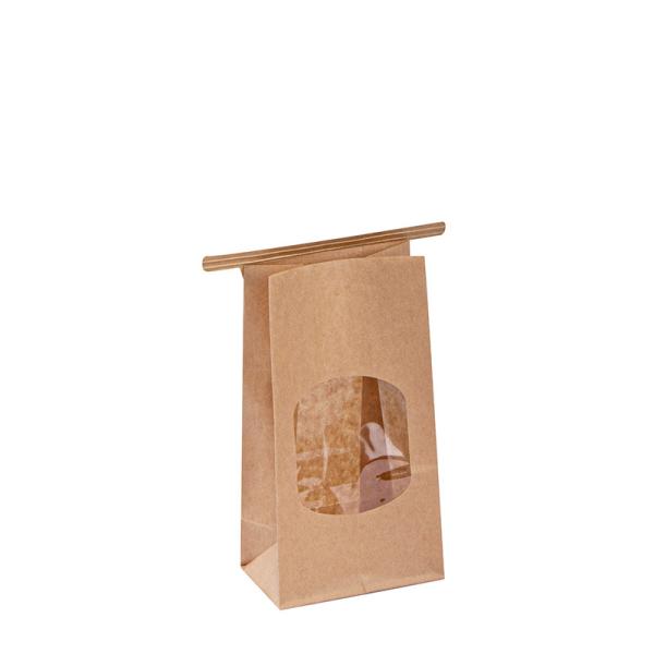 Premium Kraft Paper Baguette Bread Bags Strong Bottom Virgin Material For