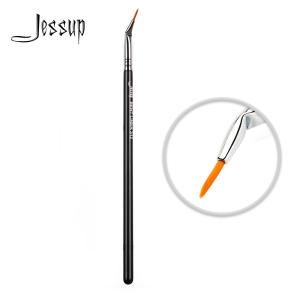 China Pointed Tip Jessup Makeup Brushes Bent Ferrule For Eyeliner wholesale