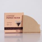 Drip V Shaped Coffee Filter White Brown Color Bleached Coffee Filter Paper V60