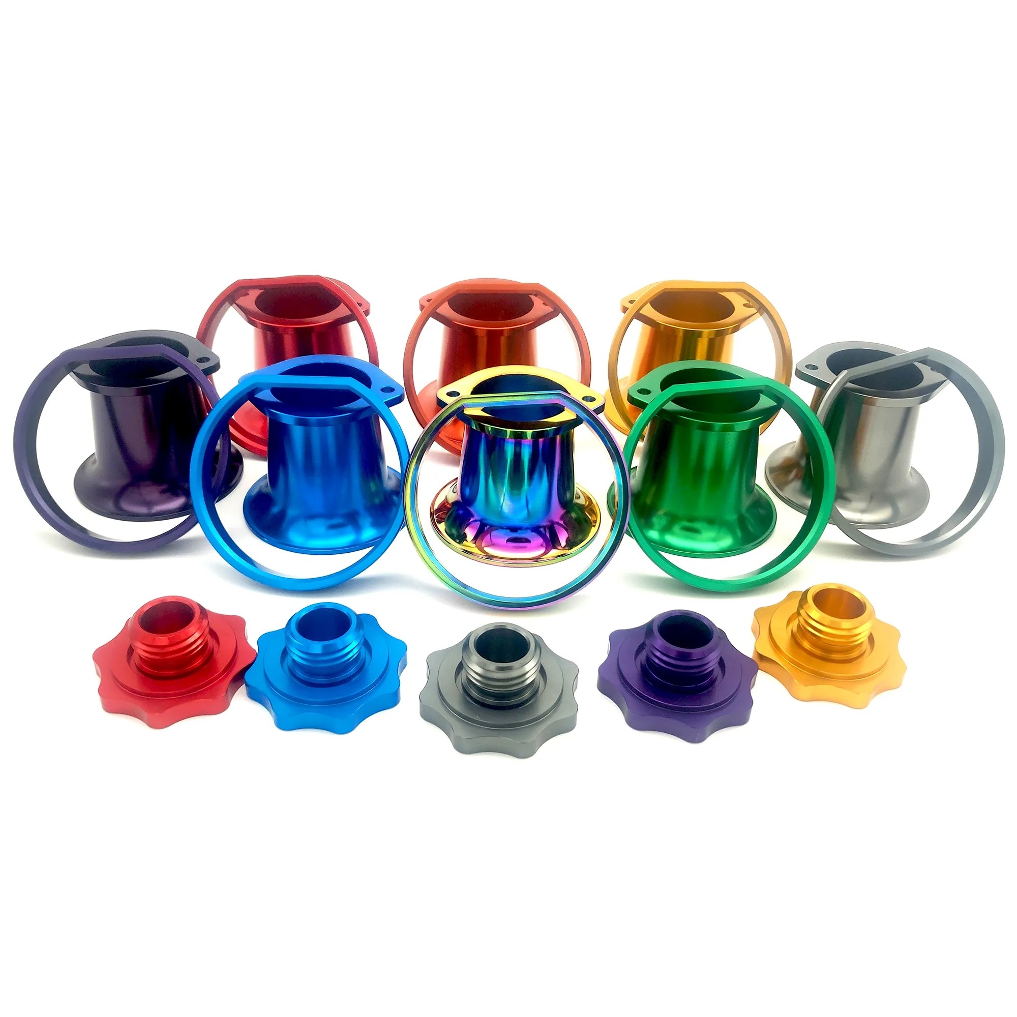 Precision Metal Aluminum CNC Machined Parts Anodized Color Custom
