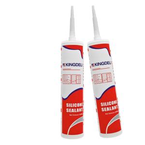 China Non Toxic Water Resistant Construction GP Clear RTV Silicone Sealant wholesale