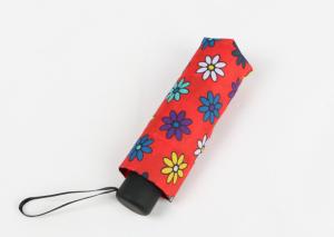 China Colorful Printed Five Fold Umbrella Logo Customize Mini Uv Umbrella Durable wholesale