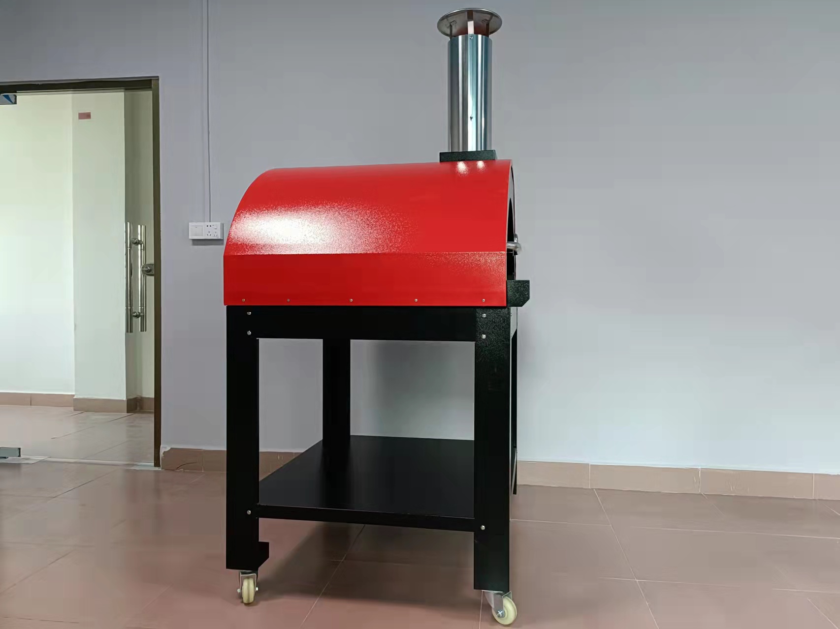 Stainless Steel Wood Fired Pizza Oven CSA Outside Ovens Burns Wood