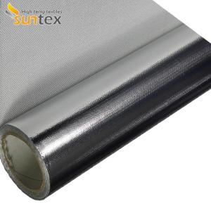 China Aluminum foil fiberglass material Heat Reflecting fiberglass fabric aluminum foil coating wholesale