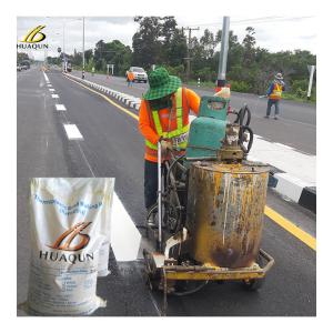 China Vietnam Popular White And Yellow Road Paint 20% Mixed Glass Bead Marking Highway Thermoplastic Reflective Road Paint wholesale