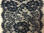 29cm * 300cm 2017 Fashion Lace Border Eyelash Lace Edge in Black/Ivory color