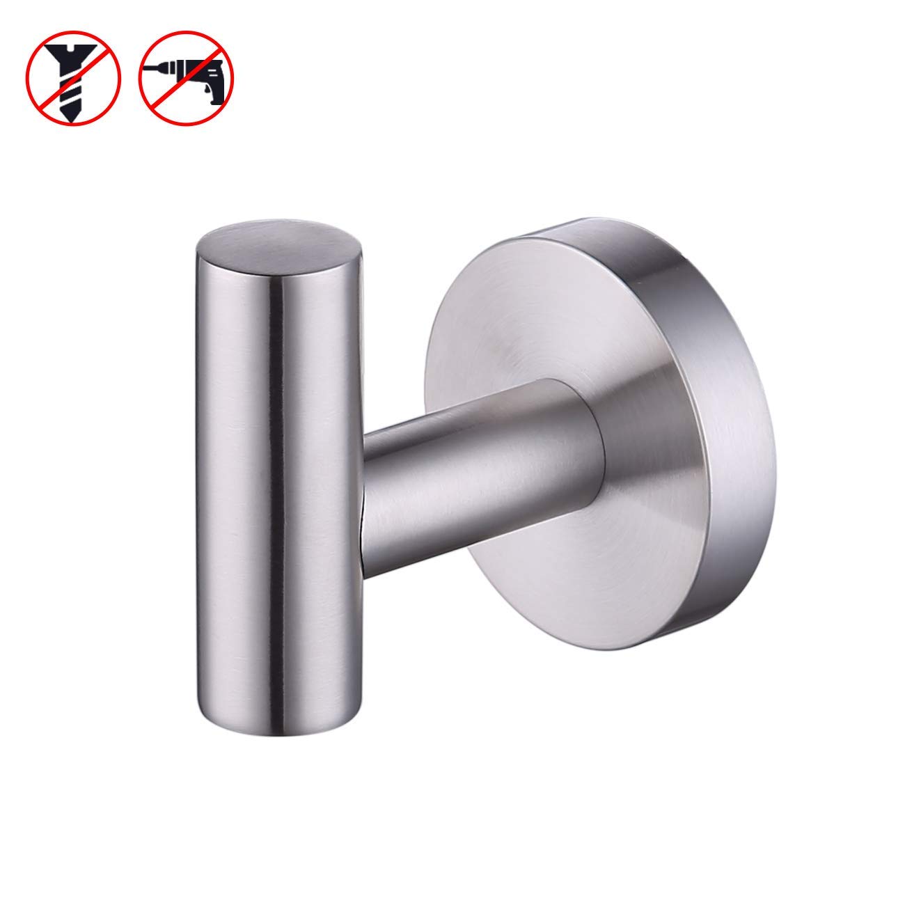 Commercial Bathroom Hardware Accessories Wall Mount Single Coat Hook