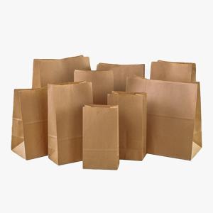China Odorless Brown Paper Sandwich Bags Heavy Duty Recyclable Compostable wholesale