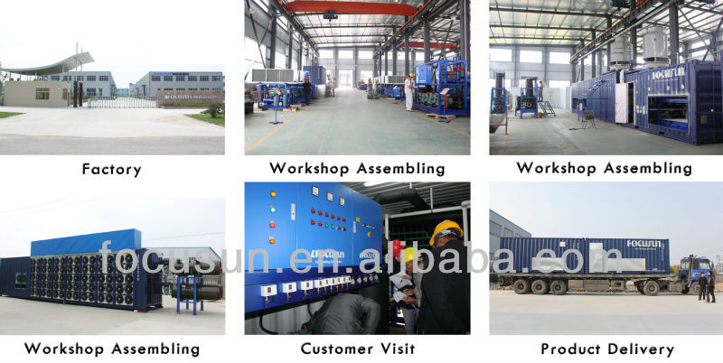 40x40mm Flake Ice Maker for Fishing Boats Stainless Steel Material 0.5 Ton Capacity