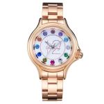 Fashion Women Alloy Ladies Quartz Watches Luxury Rose Gold Waterproof