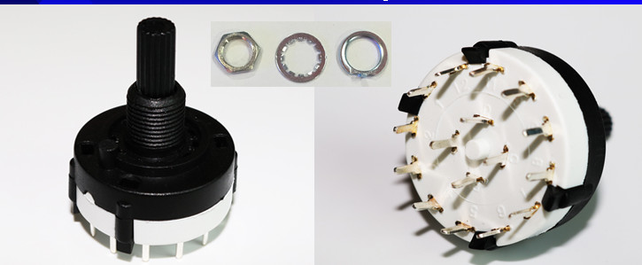12 step switch potentiometer band switch potentiometer rotary switch 1 knife 12 stalls