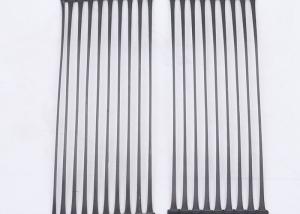 China Reinforcing Retaining Wall Hdpe Uniaxial Geogrid 35kn - 300kn wholesale