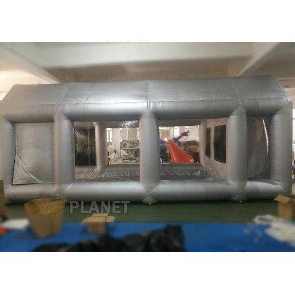 Automatic Car Inflatable Spray Paint Booth 6mx4mx3m With Logo Printing
