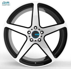 China PCD 5-139.7 Deep Concave Forged Wheels SAE Gloss Black Rims 20 Inch wholesale