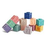 Kids Stacking Toy Puzzle Educational Baby Hard Silicone Building Blocks