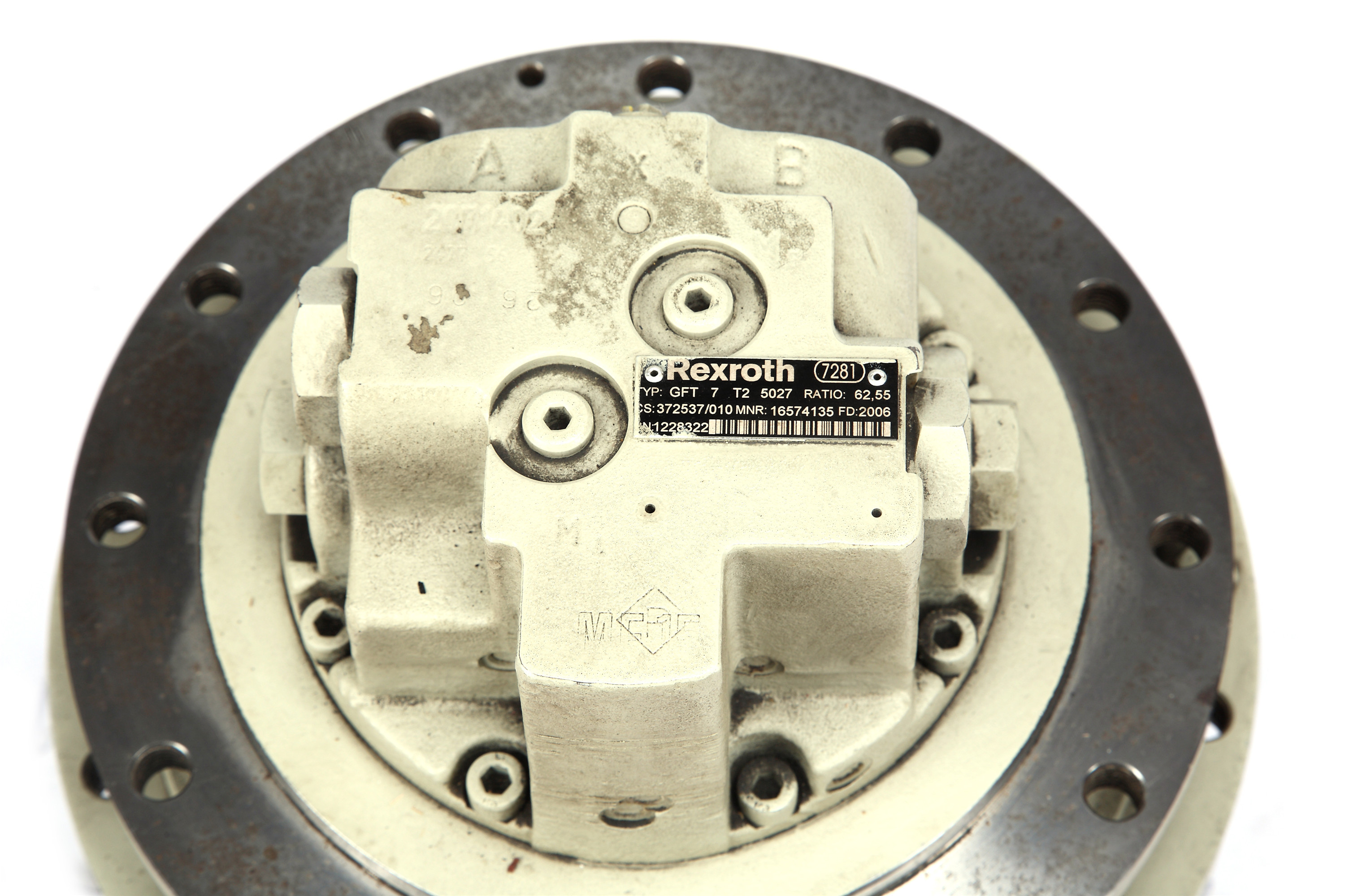 Steel Hydraulic Travel Motor , Rexroth Final Drive Motor GFT-7-T2-5027