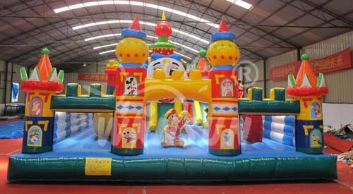 Facetory price Amusement Park Inflatable Fun City For Sale