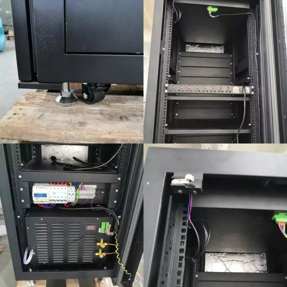 42U 600mm Outdoor Server 19 Inch Rack Mount Cabinets With DC48V Fans