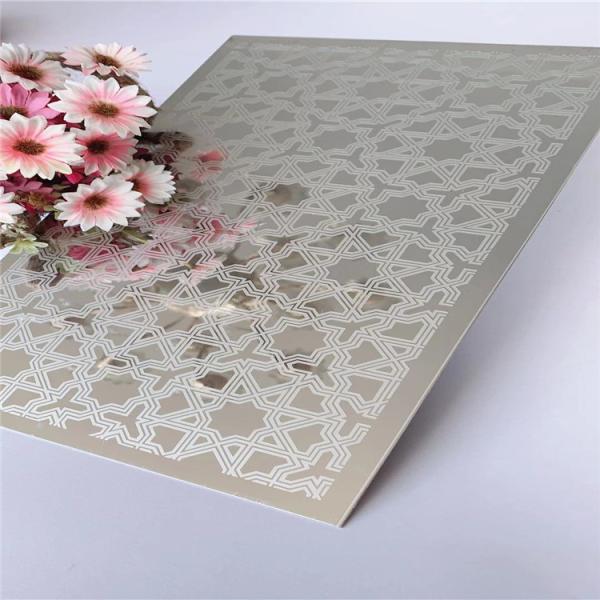 Quality Sustainable Elevator Stainless Steel Sheet 4*8FT Mirror Customized for sale