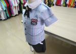 100% Cotton Children's Style Clothing White Lapel Bow Tie For Kindergarten