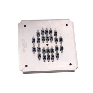 China 24 Connectors Polishing Fixture Mu Apc 24 Fiber Harden Stainless Steel S136 wholesale