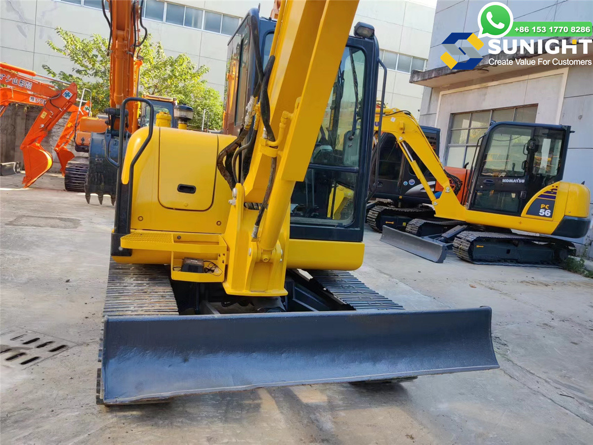 Good Performance 5 Tonne Used Komatsu PC56 Crawler Excavator Komatsu PC56-7 Used Excavator
