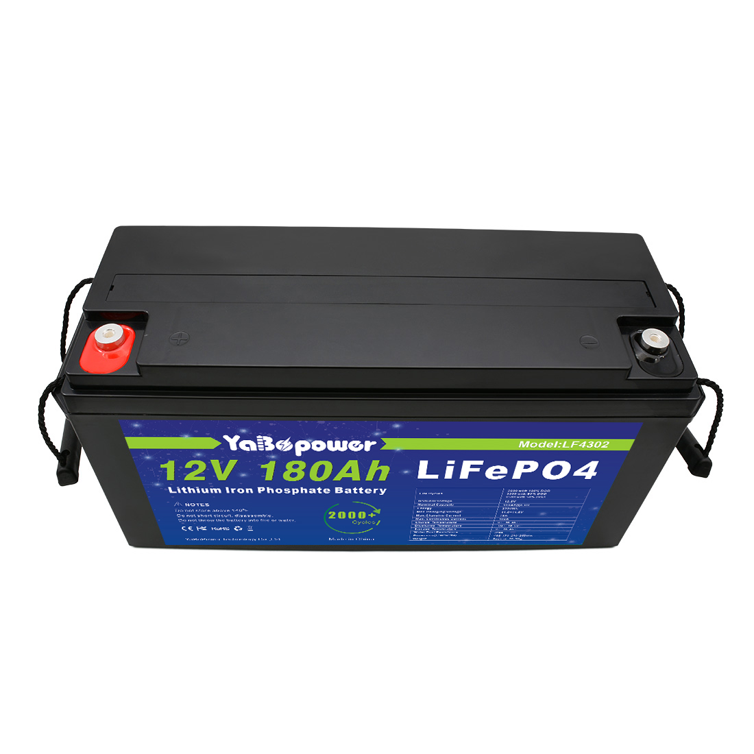 High-Standard Certification and Guaranteed Quality Lifepo4 12v180Ah Lithium ion Battery For Hybrid system