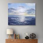 Modern Wall Art Paintings , Seascape Oil Paintings Non - Toxic For House