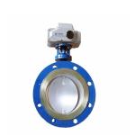 Electric Stainless Steel Ventilation Butterfly Valve For Environmental