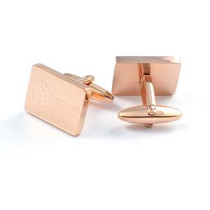 China Tagor Jewelry Regular Inventory High Quality Hot 316L Stainless Steel Cuff Links CQK97 wholesale