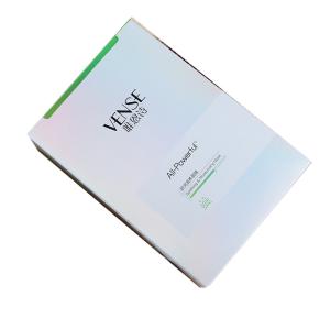China Facial mask box manufacturer custom printing laser printing box wholesale