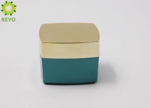 China Luxury Square Cosmetic Cream Jar , Custom Color 50g Acrylic Cosmetic Containers wholesale