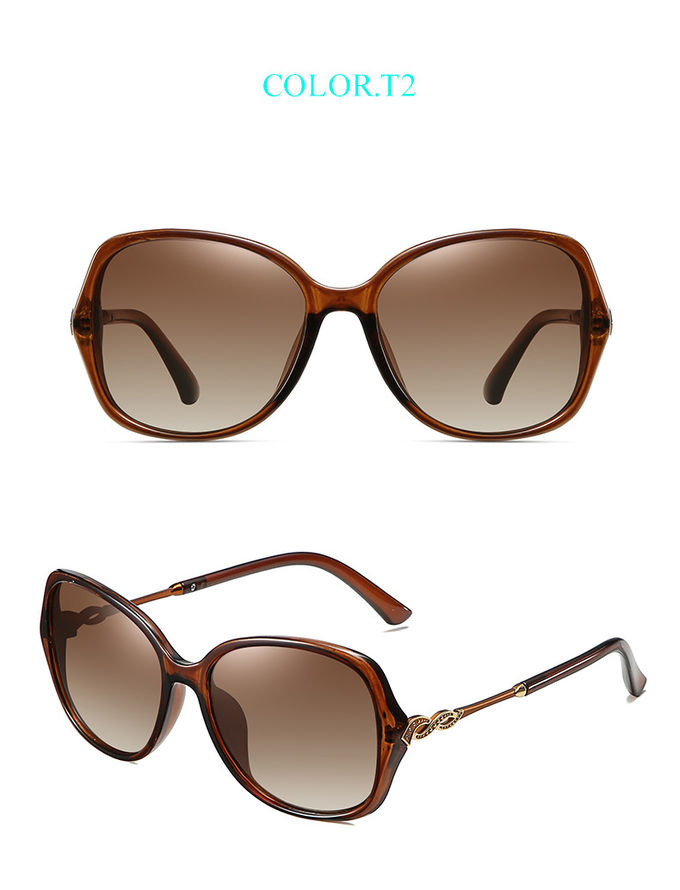 TAC Anti UV Elegant Small Face Custom Polarized Sunglasses