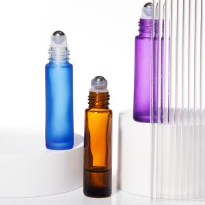 China Essential Oil Roller Glass Bottles Steel Ball 10Ml Roller Bottle wholesale