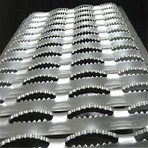 China 3' Length Aluminum Construction Platform Flooring Deck Walkway Grip Strut Grating wholesale