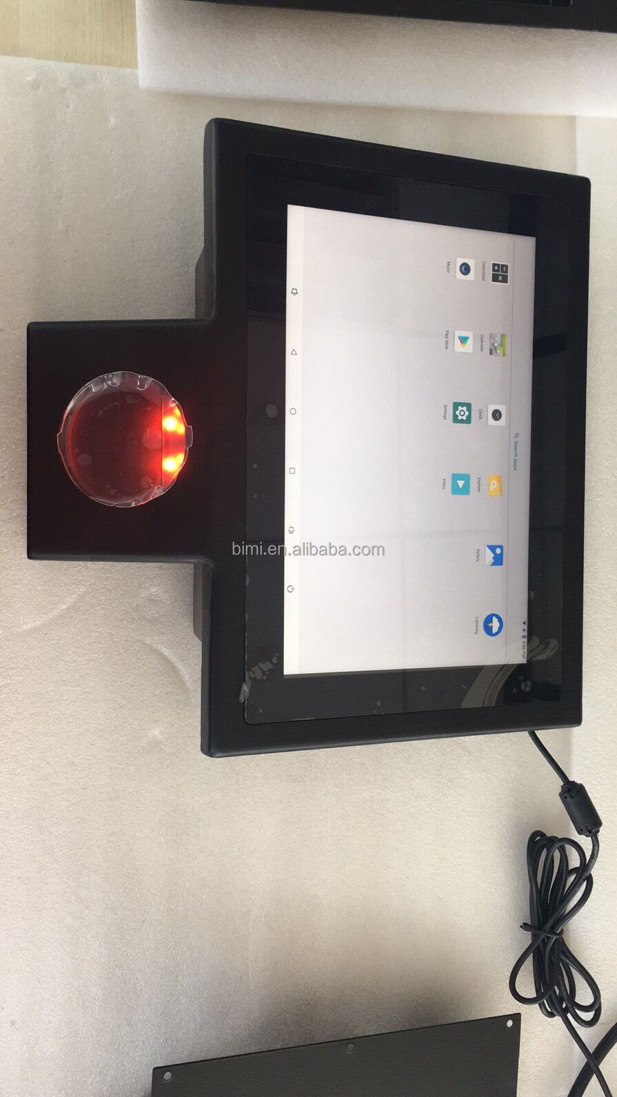 Fashional 10.1inch Android OS POE Self-Checking Kiosk for Supermarket ROHS Certified