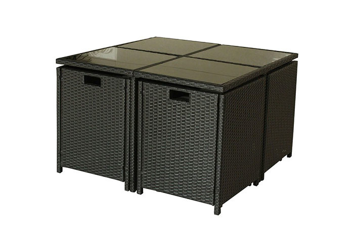 Colourfast Rattan Garden Furniture Sofa Set With Cushion Disassemble Structure