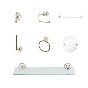 China Corrosion Resistant Wall Mounted Accessories Bathroom Storage Holders Racks For Stylish Organization wholesale