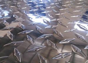 China Tread Bright Diamond Raised Pattern Aluminum Checker Plate 3003 5052 0.63&quot; wholesale