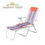 Outdoor Foldable Beach Chair Custom Backpack Lounge Beach Chair Blue