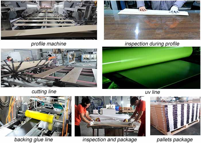 Click Lock System Rigid Core SPC Flooring Residential Sound Absorption