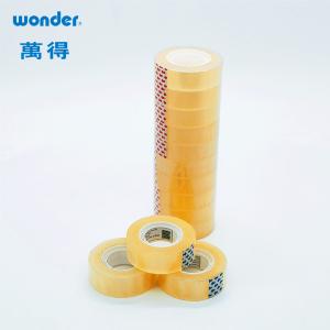 China Transparent Acrylic Adhesive BOPP Stationery Tape 66m length Gift Packaging wholesale