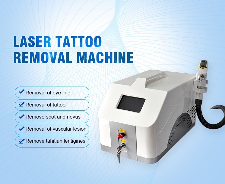 Q Switched ND Yag Laser Machine 1064nm 532nm For Removal Eye Wrinkles