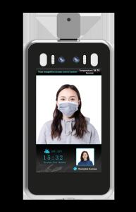 China IP34 4mm Lens 2Mega Face Recognition Temperature Indicator wholesale