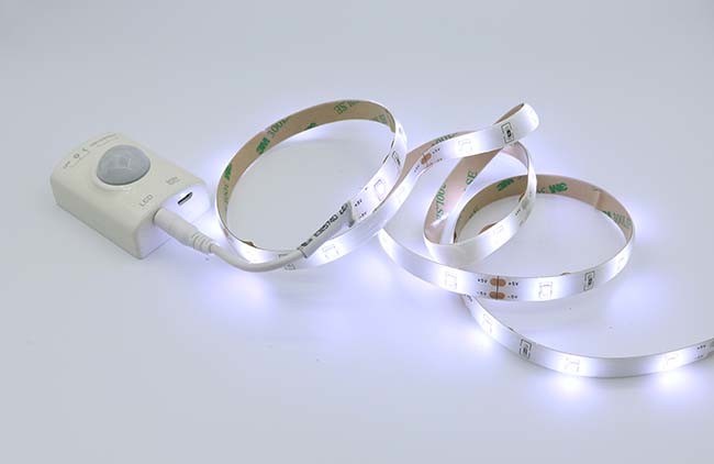 3000K 2.4W 1M LED Strip Lights Under Bed