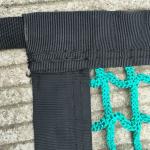 Green Construction Safety Netting Raschel Knitted For Scaffolding