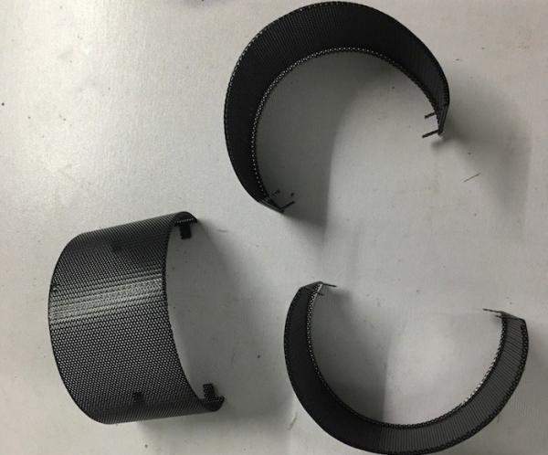 CNC Metal Stamping For Hand-Held Microphone Net Customized Galvanized Iron Parts