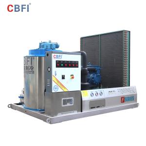China Evaporative Air Water Cooled Ice Machine , High Output Ice Machine Business wholesale