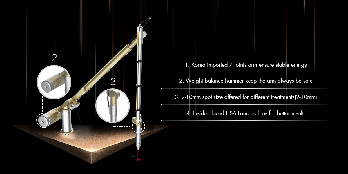 New Product 1064Nm 532Nm Vertical Pico laser Tattoo Removal Machine Picosecond Q-Switched Nd Yag Laser Machine