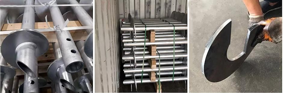 Prefab Hot DIP Galvanized Helical Ground Anchors Screw Helical Bolt Ground Pile Anchor